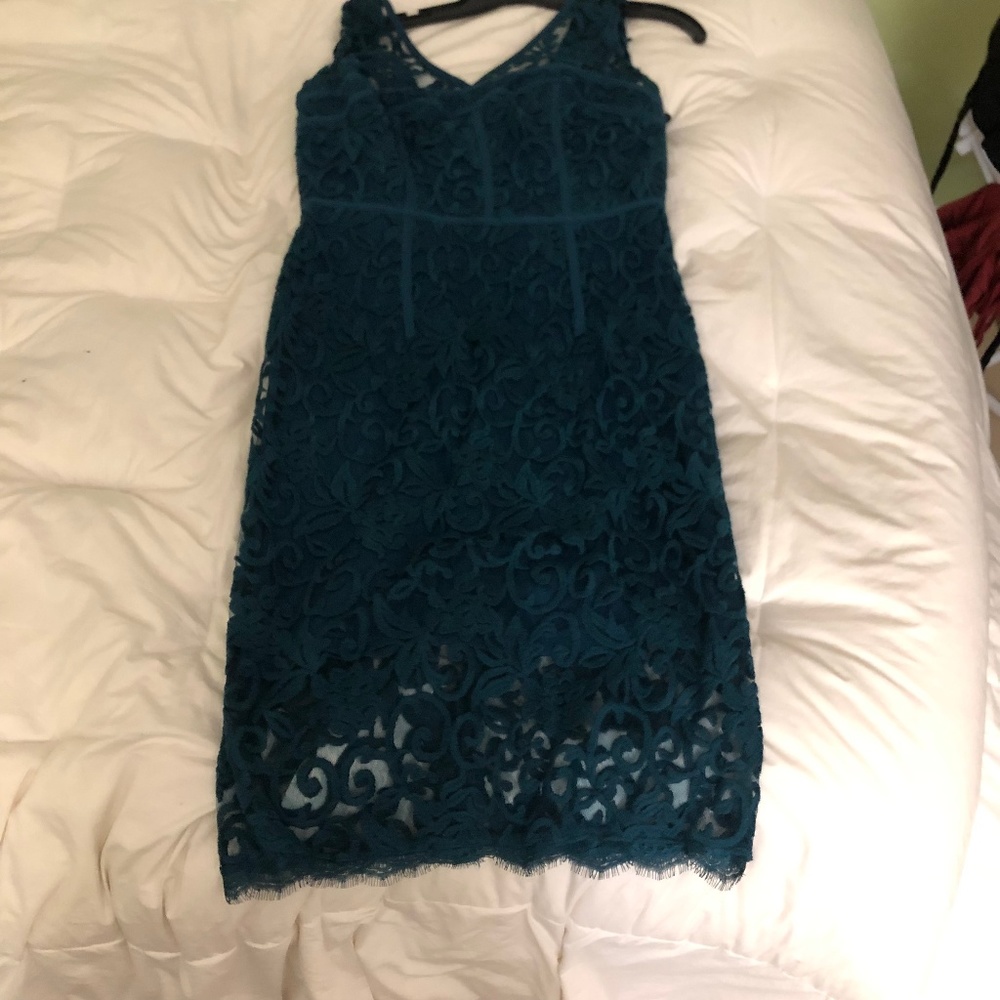 Adrianna Papell Deep Turquoise Dress